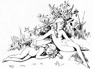 Illustration for article titled Victorian Children's Book Illustrations Could Be Pretty Racy (NSFW)
